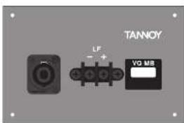 TANNOY VQ 85DF - 输入连接器面板 - 3