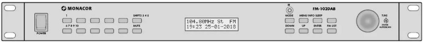 Monacor FM-102DAB - Menu structure - 7
