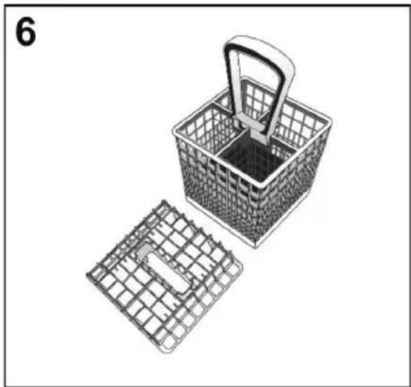 HOOVER H-DISH 700 HIB 5B2S3FS - PANIER A COUVERTS (Uniquement dans certains modèles) - 1