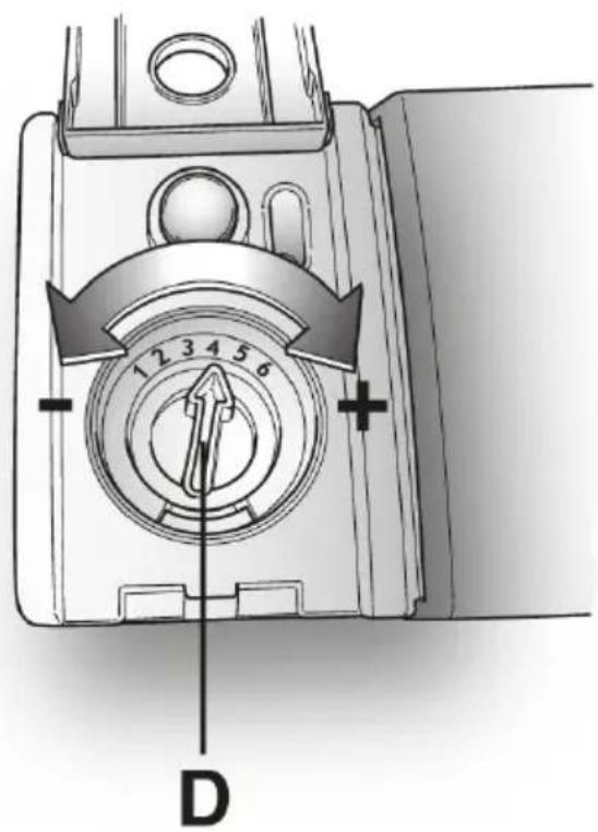 HOOVER H-DISH 700 HIB 5B2S3FS - Regulating the rinse aid from 1 to 6 - 1