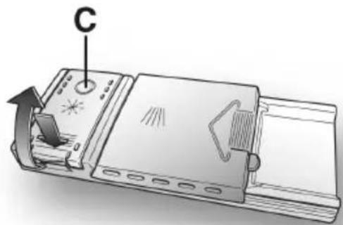 HOOVER HF 3E7LNW - Regulating the rinse aid from 1 to 6 - 2