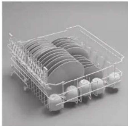 HOOVER HF 3E7LNW - Using the upper basket - 3