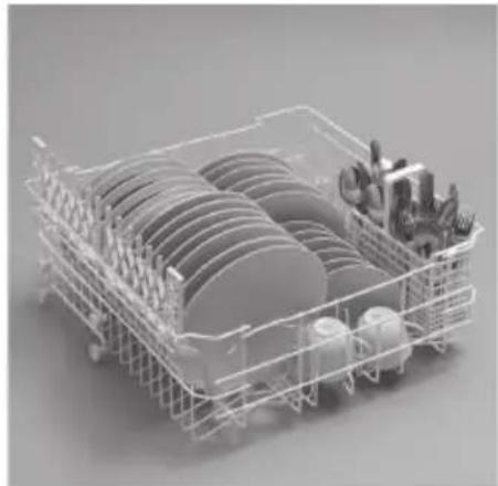 HOOVER HF 3E7LNW - Using the upper basket - 4