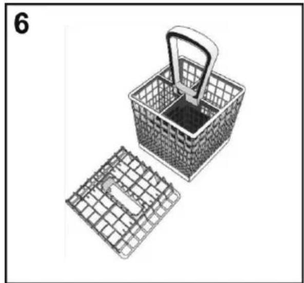 HOOVER H-DISH 500 HFB 5B2D3FW - PANIER A COUVERTS (Uniquement dans certains modèles) - 1