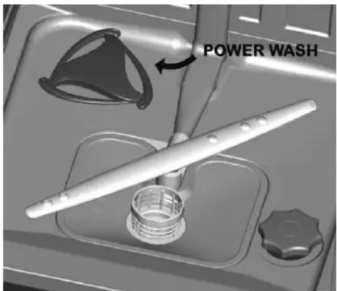 HOOVER H-DISH 500 HFB 5B2D3FW - POWER WASH (uniquement sur certains modèles). - 1
