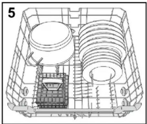 HOOVER H-DISH 500 HFB 5B2D3FW - FOLDABLE RACKS - 3