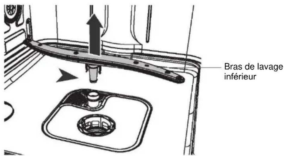 HOOVER HDIH 2T1145 - Nettoyage du bras de lavage inférieur - 1