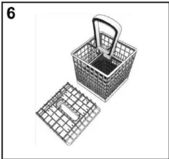 HOOVER H-DISH 700 HFB 6B2S3FX - PANIER A COUVERTS (Uniquement dans certains modèles) - 1