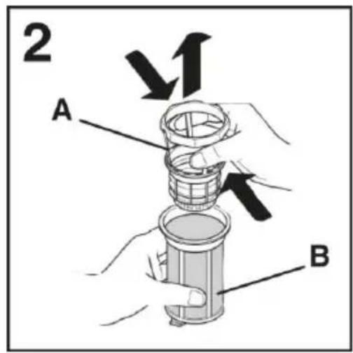 HOOVER H-DISH 700 HFB 6B2S3FX - (Fig. A "4") - 1