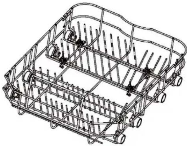 HOOVER HDSH 2D11453 - Panier inférieur - 1