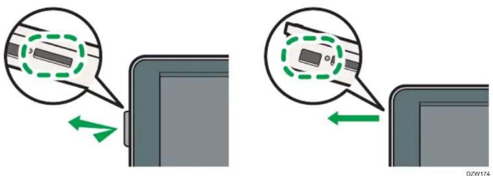 RICOH IM C300F - Emplacements pour support - 1