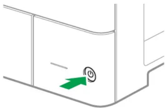 RICOH IM C300F - Appuyez sur l'interrupteur principal. - 1