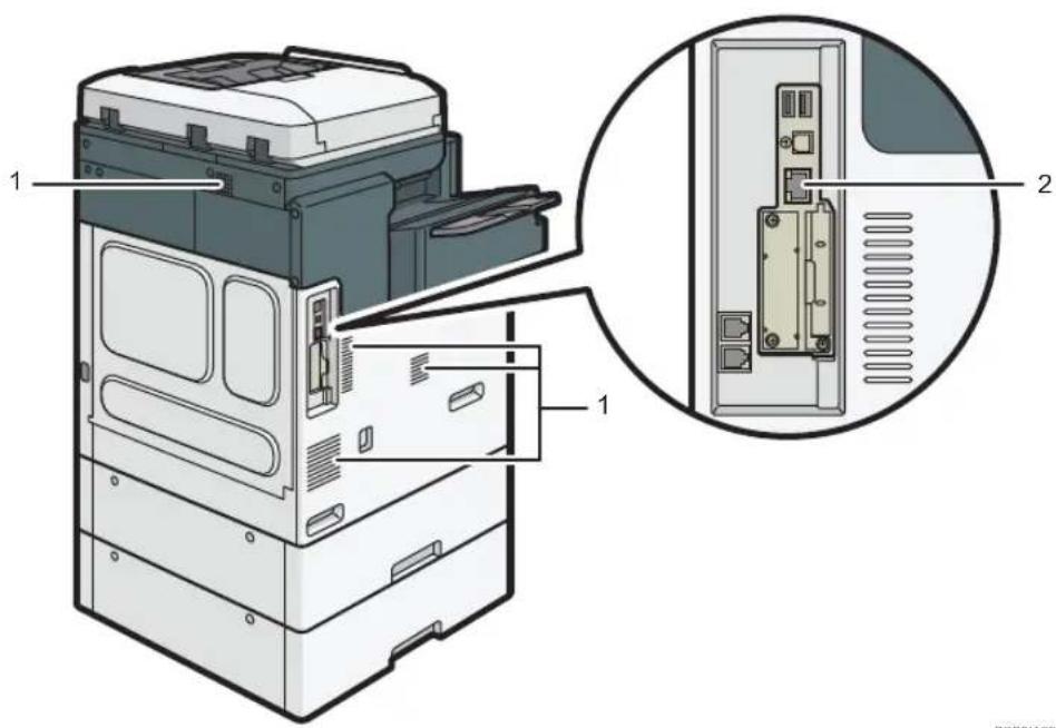 RICOH IM C300F - Port Ethernet - 1