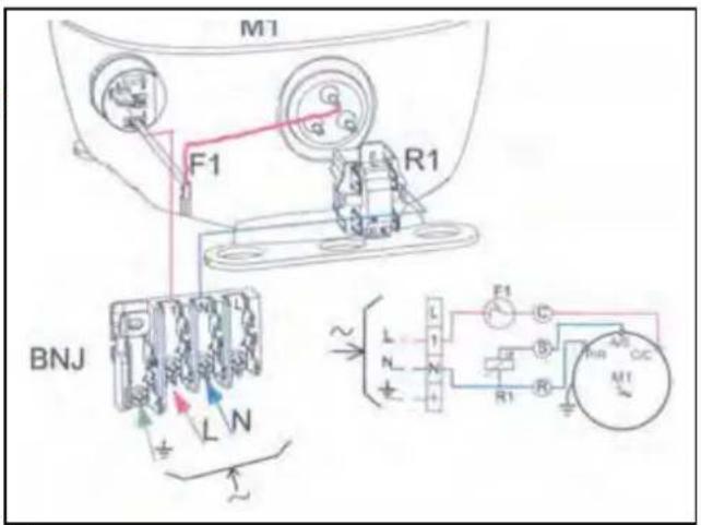 Santos N° 34 - Electrical wiring diagram 110-120V 50/60Hz - 2