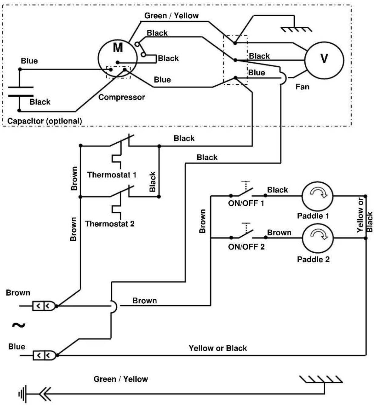 Santos N° 34 - Electrical wiring diagram 110-120V 50/60Hz - 4