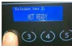 Santos N° 62 - The LCD screen shows "NOT READY": - 1