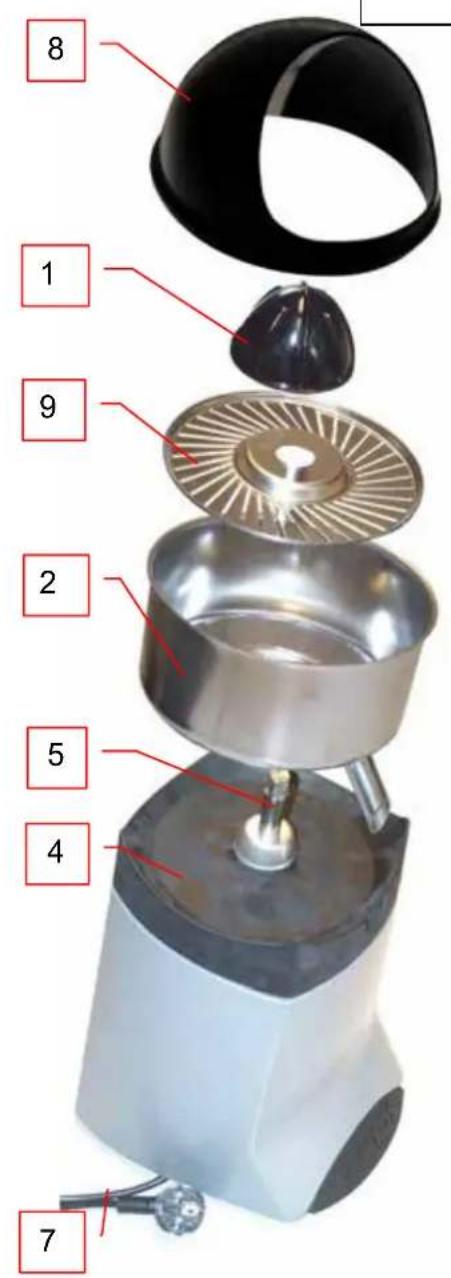 Santos N° 11 - Wiring diagram 220-240V 50/60Hz - 8