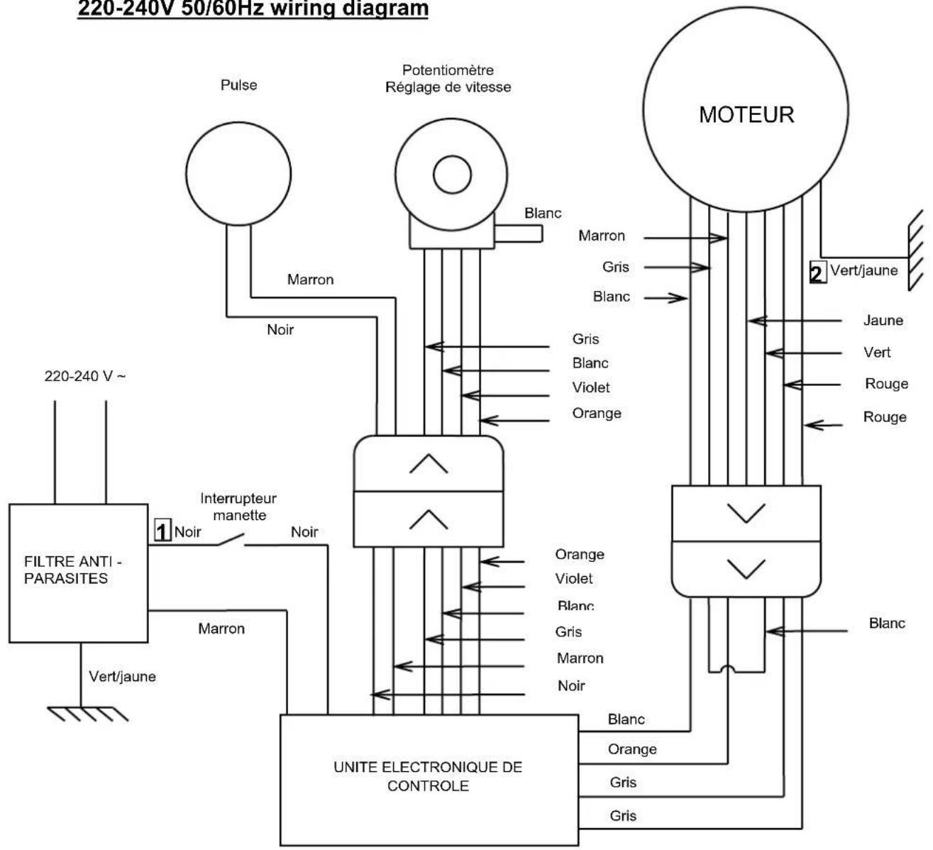 Santos N° 37 - Electrical wiring diagram: - 1