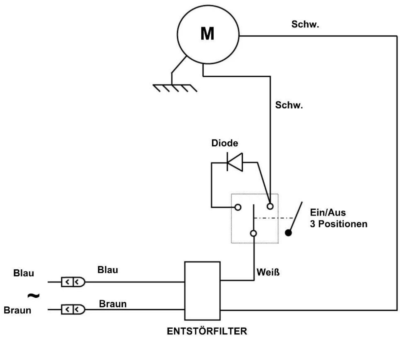 Santos N° 33 - Elektrischer Schaltplan 220-240V 50/60Hz - 1