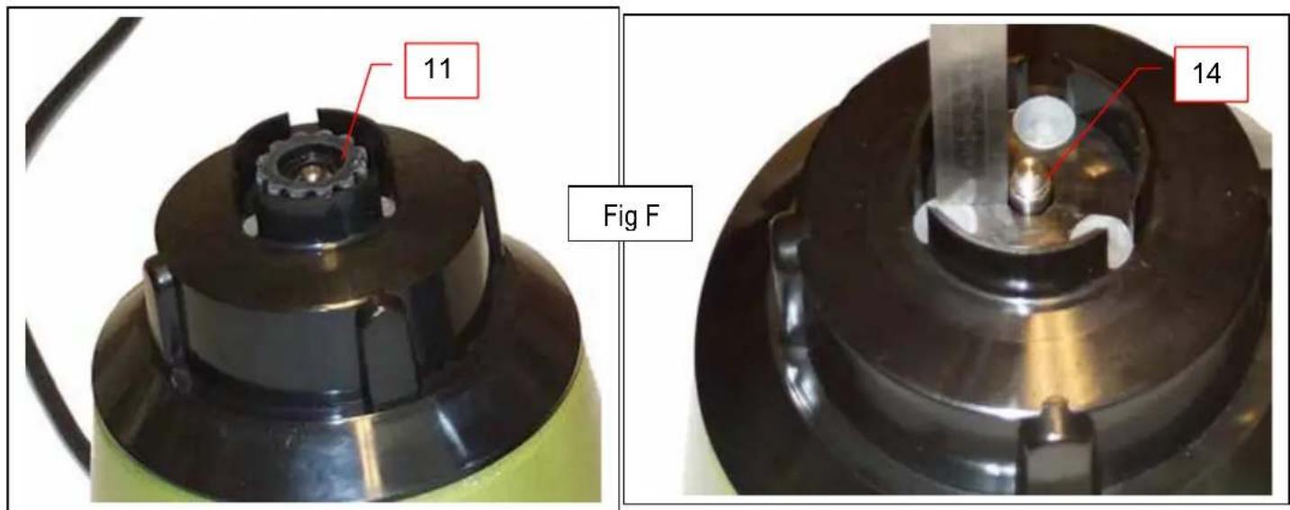 Santos N° 33 - Assembling the drive part (motor) (Fig. F): - 1