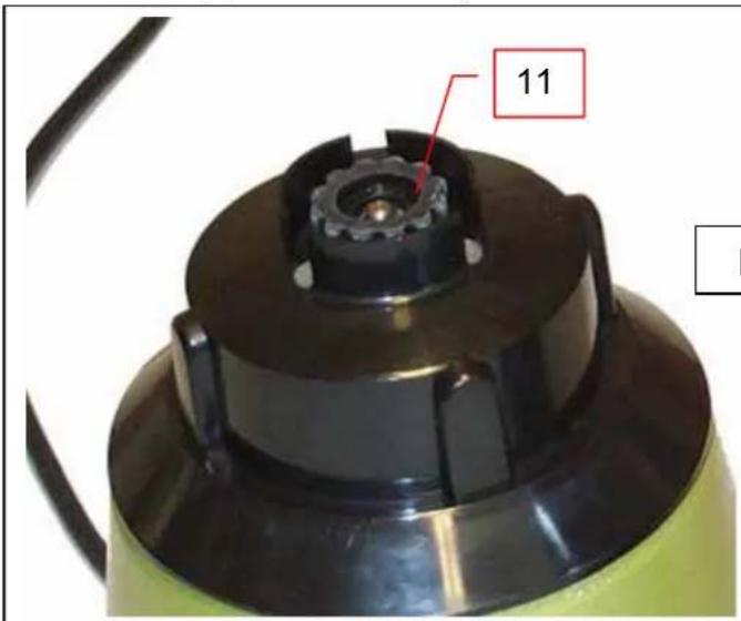 Santos N° 33 - Monteren van het drijfgedeelte (motor) (Fig. F): - 1