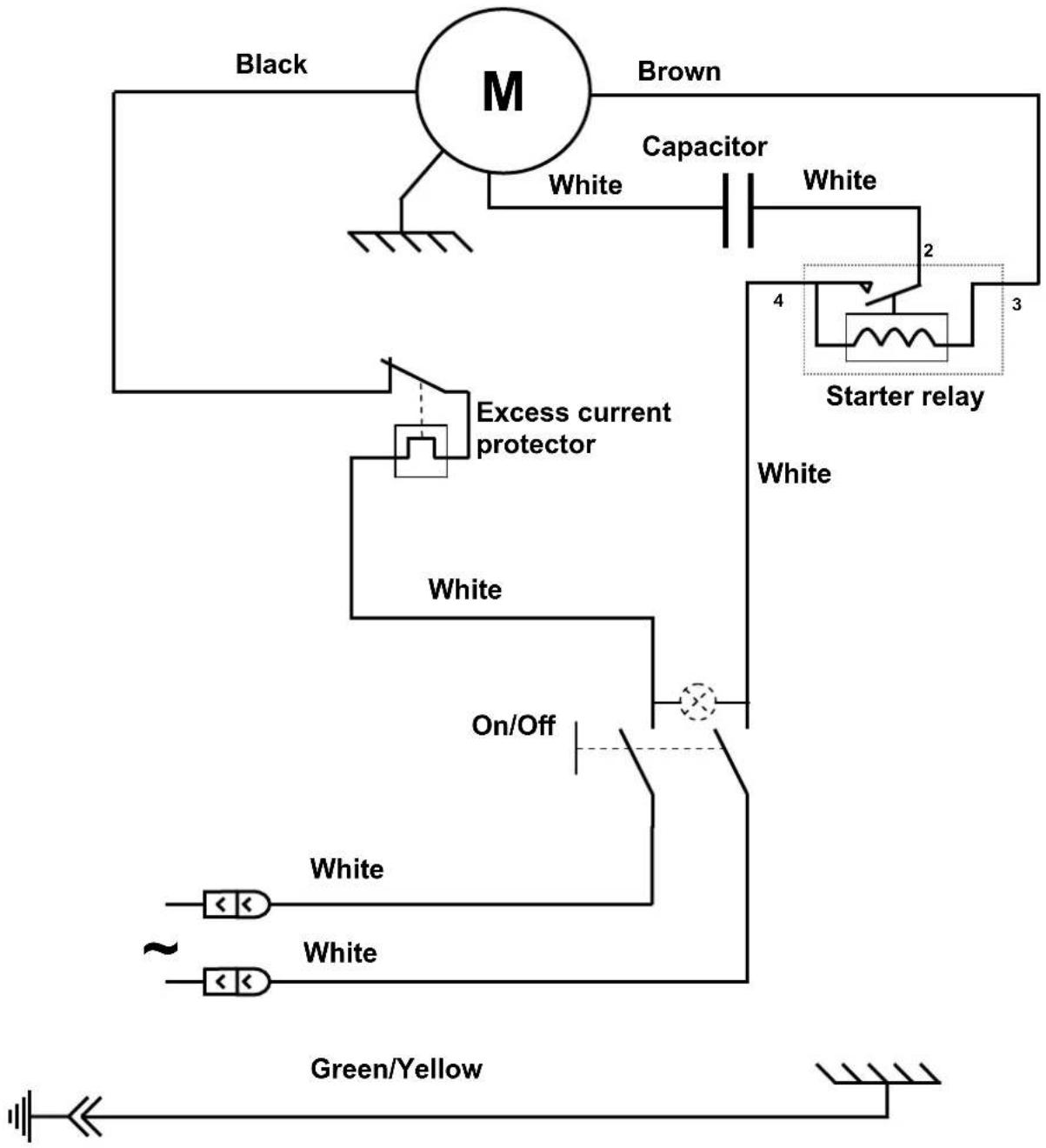 Santos N° 4 - Wiring diagram 100-120V 50/60Hz Model #4 - 2