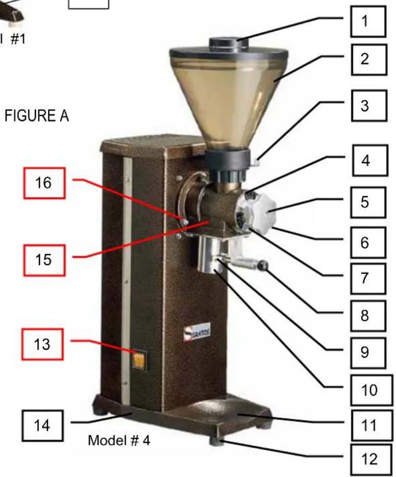 Santos N° 4 - Wiring diagram 100-120V 50/60Hz Model #4 - 5
