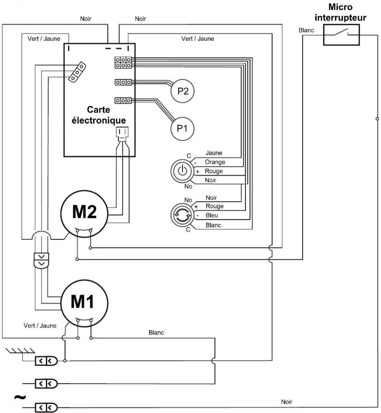 Santos N° 65 - Elektrische schema 100 - 120V 50/60Hz - 1