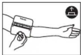 BEURER BM 81 easyLock - Unlocking the cuff and removing the device - 1