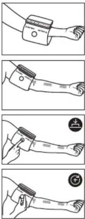 BEURER BM 81 easyLock - Manşetin takılması - 1