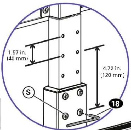 SANUS VSTV1 - Step 3 Determine Height of TV on Stand - 2