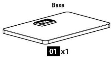 SANUS VSTV1 - STEP 1 Parts and Hardware - 1