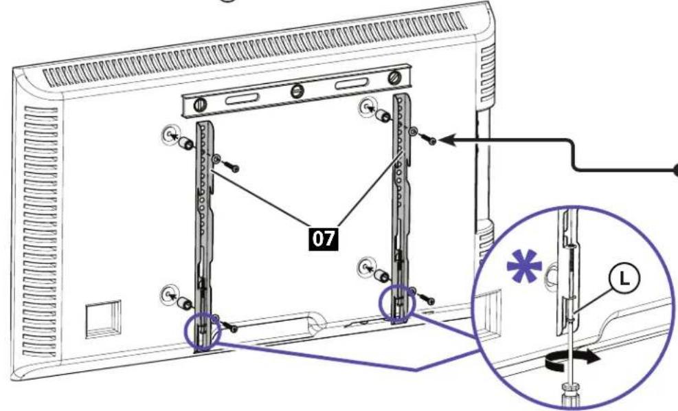 SANUS VSTV1 - Attach Vertical TV Brackets - 1