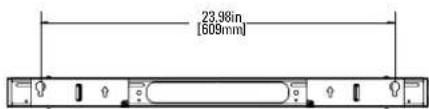 SANUS WSSAWM1 - DIMENSIONS IN. [MM] - 1