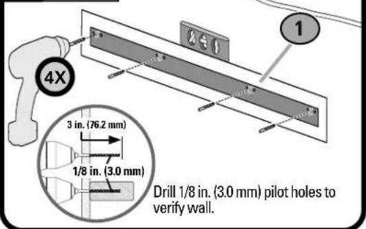 SANUS WSSAWM1 - POSITION TEMPLATE - 2