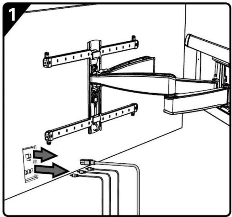 SANUS WSSATM1 - PREPARE YOUR TV (IF MOUNTED) - 4