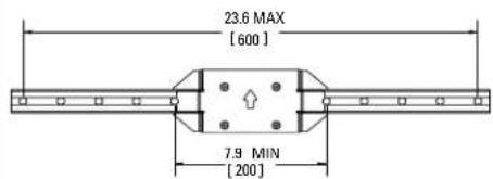 SANUS WSSATM1 - DIMENSIONS IN. [MM] - 1