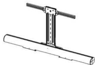 SANUS WSSATM1 - DIMENSIONS IN. [MM] - 2