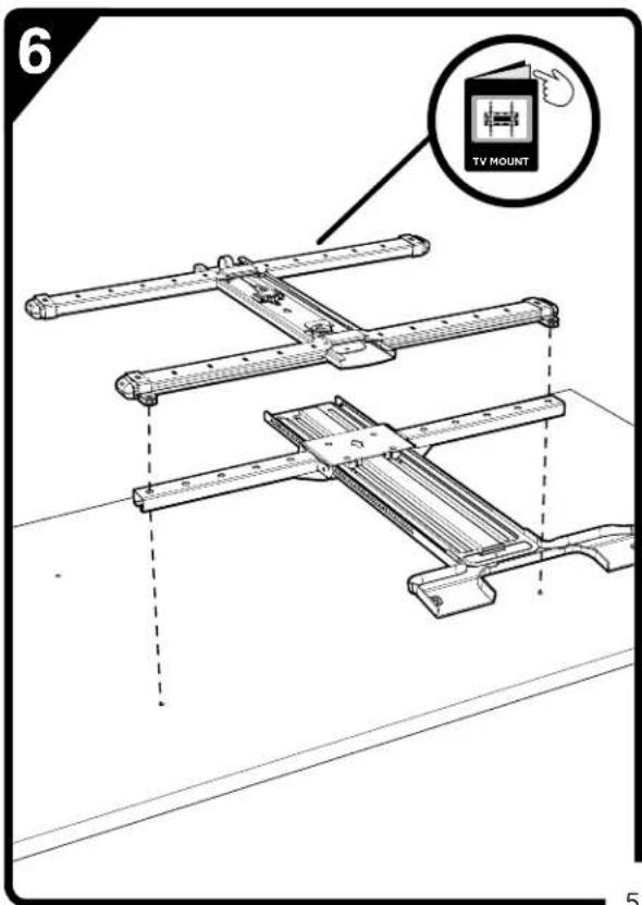 SANUS WSSATM1 - ASSEMBLE TV INTERFACE MOUNT - 4