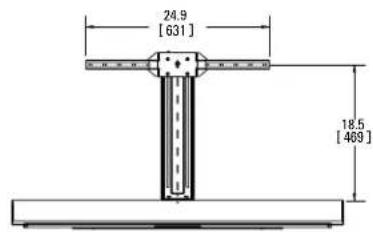 SANUS WSSATM1 - DIMENSIONS IN. [MM] - 3