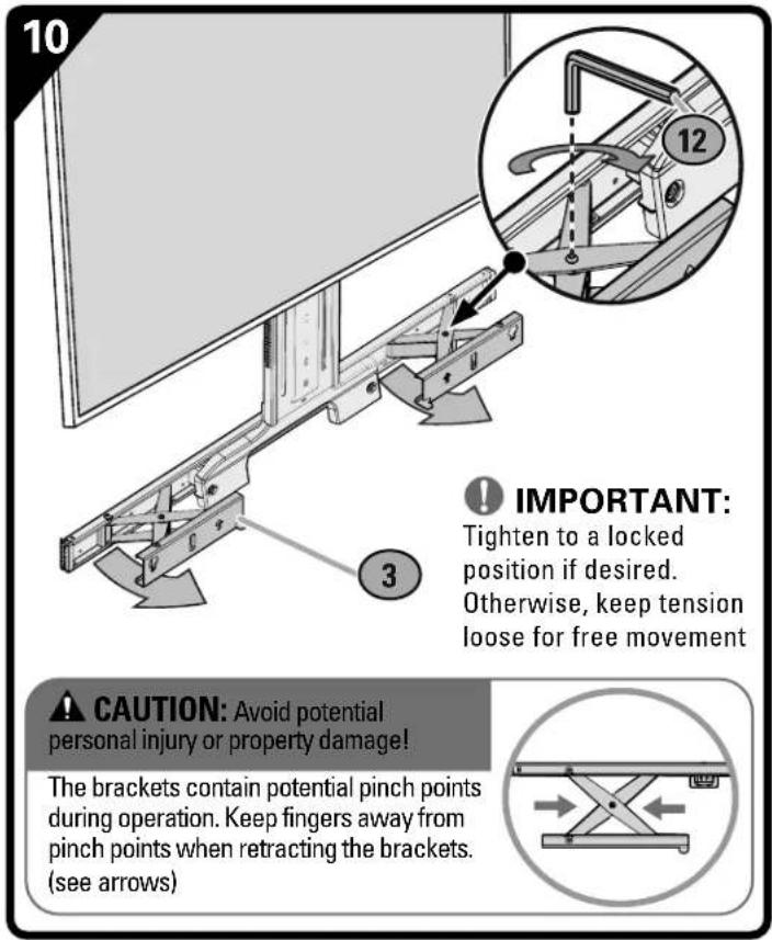SANUS WSSATM1 - ATTACH SONOS® ARC™ MOUNT TO TV INTERFACE MOUNT - 2