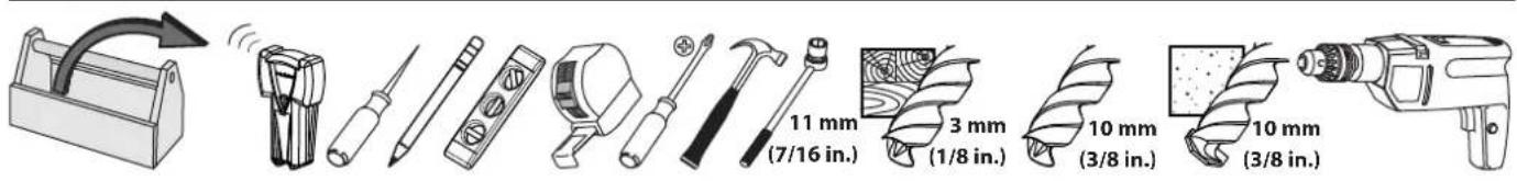 SANUS VMA401 - Required Tools - 1