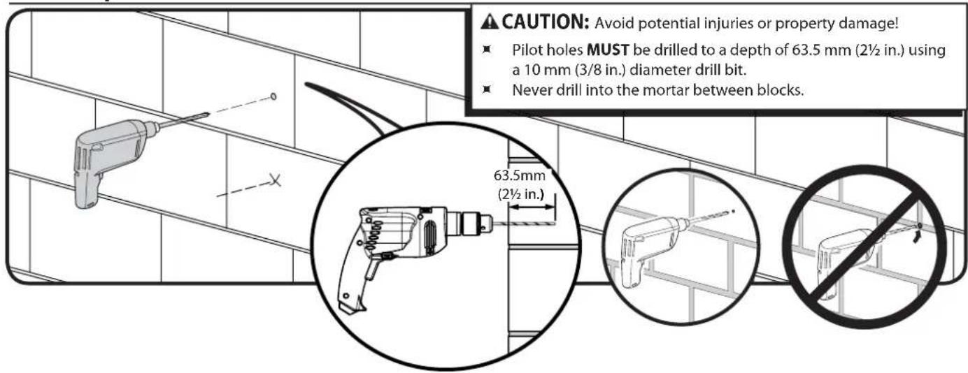 SANUS VMA401 - 2-2 Drill pilot holes - 1