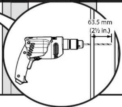 SANUS VMA401 - 2-3 Drill pilot holes - 2