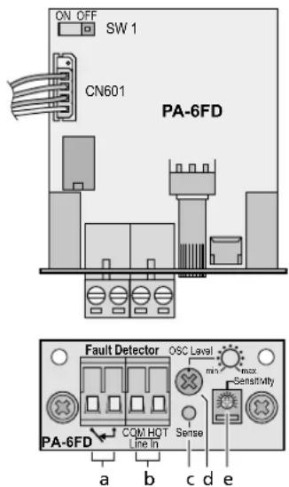 Monacor PA-1960 - Moduł wskaźnika uszkodzeń PA-6FD - 1