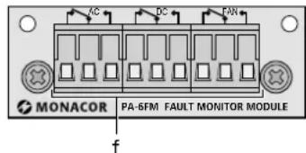 Monacor PA-1960 - Foutmeldingsmodule PA-6FM - 2