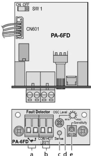 Monacor PA-1960 - Módulo de detección de errores PA-6FD - 1