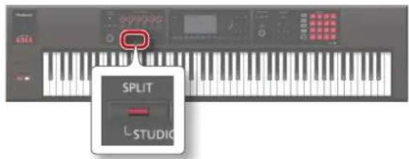 ROLAND FA-07 - Sons différents pour les mains gauche et droite (Split) - 2