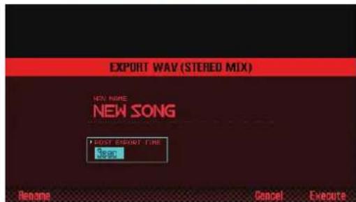 ROLAND FA-07 - Exporter un mixage stéreo en format WAV - 1