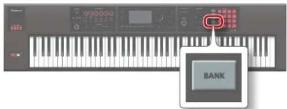 ROLAND FA-07 - Changer de banque - 1
